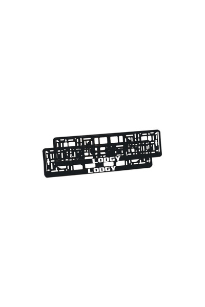 OEM Set 2 suporturi numar inmatriculare personalizat-Lodgy