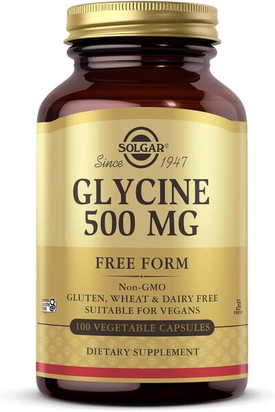 Solgar Glycine, 90 Vegetable Capsules, 500 mg