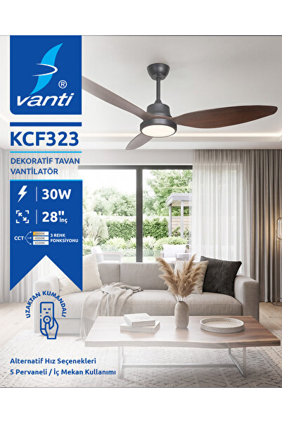 Vanti KCF323 70W 52 INCH CEILING FAN KOYU AHSAP