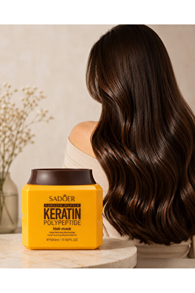 SADOER Mască de păr cu keratină și polipeptide – Keratin Polypeptide Hair Mas...