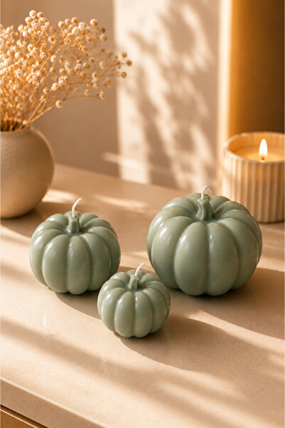 Natura Home Decor Dekoratif Kabak Mum