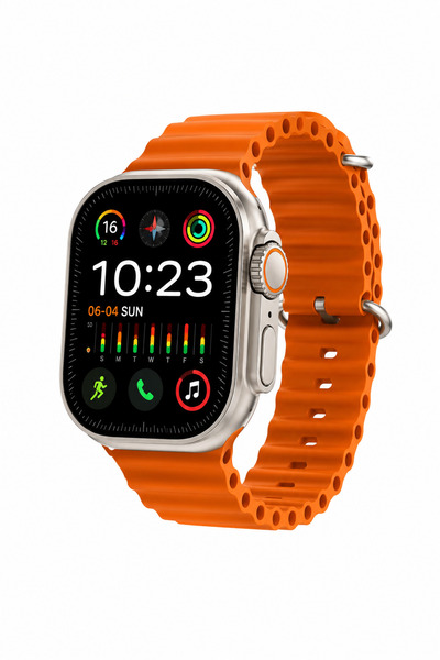 Zenorius Smartwatch T800 Ultra 2 cu Încărcare Wireless, Curea Silicon Interșc...