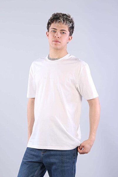 Mckanzie 2271 Tricou oversize cu imprimeu 5 O, decolteu în formă de O, 24*1, ...