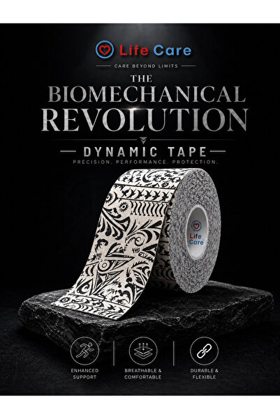 LİFE Care Kinesio Tape Kinesioloji bandı pro serisi 5cm x 5m dynamic ağrı bandı