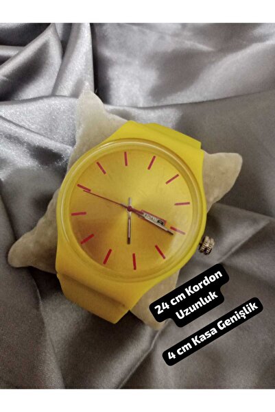 Ricardo Special Design Svatch Model, Yellow Color Silicone Strap, Unisex Wris...