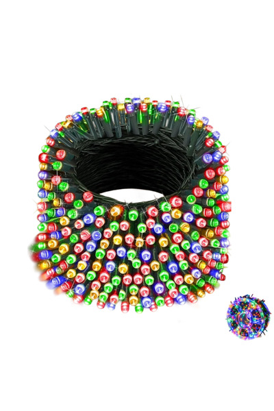 FOTOFUN Instalație luminoasă de Crăciun multicoloră, tip rolă, 50m, 500 LED-u...