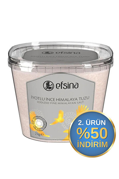Efsina 2 Kg Iyotlu Ince Himalaya Tuzu