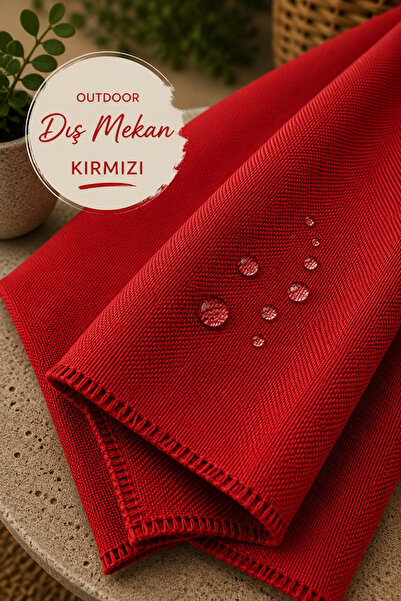 Eys Dış mekan sıvı gecirmez yıkanabilir döşemelik kumaş EN 150CM KIRMIZI ASOS 09