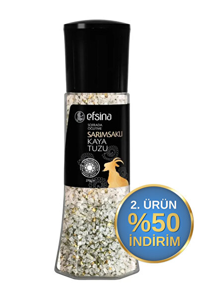 Efsina 270 gr Sofrada Öğütme Sarımsaklı Kaya Tuzu