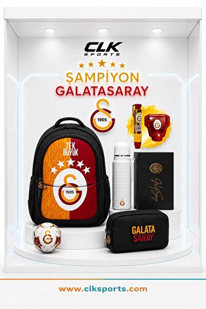 Galatasaray Sportsman - School Bag, Licensed Pencil Case - Thermos Flask Set ...