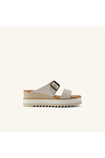 Toms Ayakkabı Kadın / Kız Terlik 10022538 Diana Mule Buckle Wedge Sandal