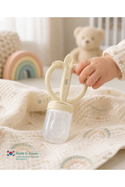 Tgm Baby Muzzy Meyve Besleyici ve Bebek Diş Kaşıyıcı ( OLİVE )