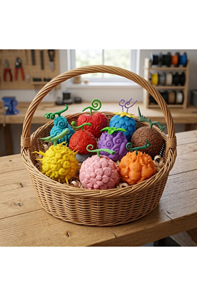Genel Markalar One Piece Şeytan Meyvesi SETİ Figür 10-11cm 3D /Devil's Fruit ...