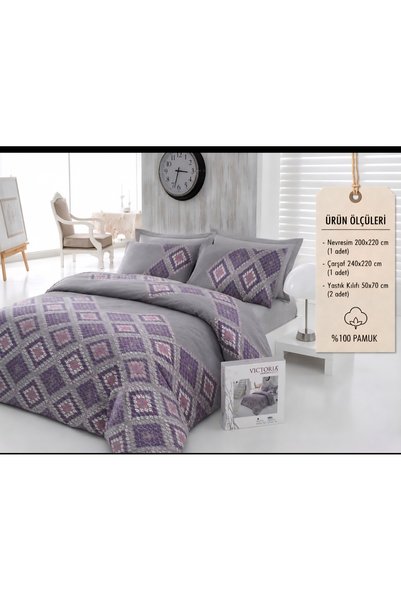 Altınoluk Tekstil Premium Creaforce 100% Natural Cotton Double/King Size Duve...