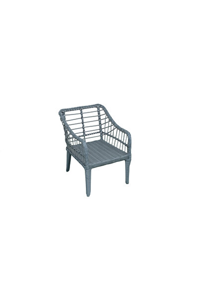 Tu Tienda KAŞ ALÜMİNYUM 2+1+1+SEHPA BAHÇE BALKON MOBİLYASI,GRİ RATTAN/GRİKUMAŞ