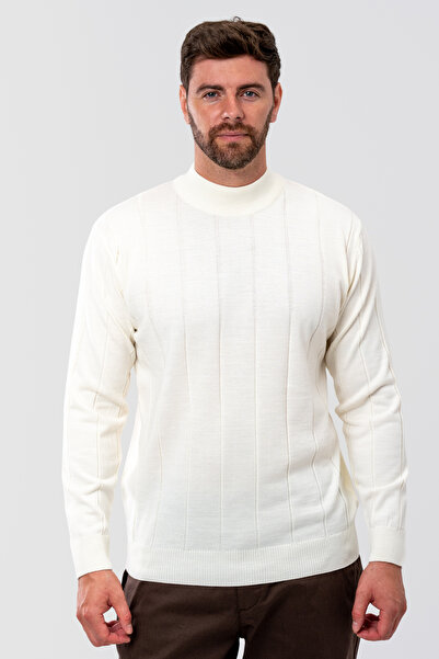 D'S Damat Pulover Ds Damat Regular Fit Ecru