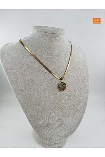 Bozhi Steel Necklace Gold Stylish Gift