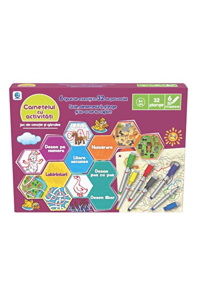 Noriel Games Joc de creatie si gandire, Smile Games, Carnetelul cu activitati
