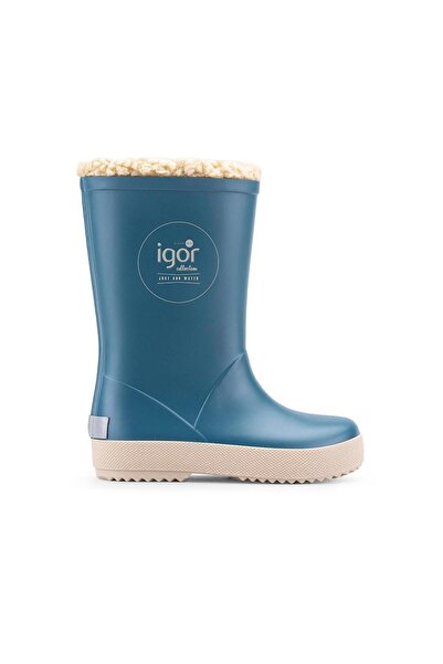 IGOR Unisex Çocuk İçi Kürklü Yağmur Kar Çizmesi SPLASH DK BORREGUITO