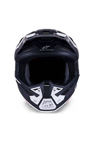 Alpinestars S-M7 Dasher Off-Road Kaskı Siyah Beyaz