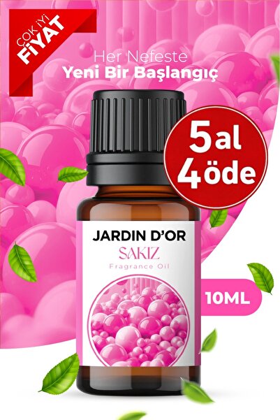 JARDIN D'OR Sakız Esansiyel Uçucu Koku Yağı Buhurdanlık Yağı Difüzör Esansı O...