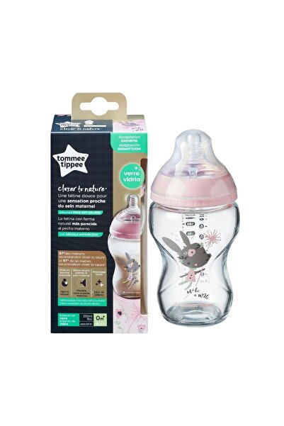 Tomme Tippee Tommee Tippee Γυάλινο Μπιμπερό Closer To Nature Μικρής Ροής 250m...