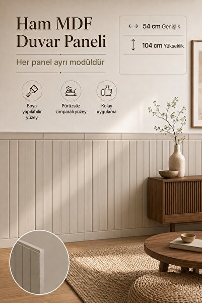 ahşap sarayı Dekoratif Boyanabilir Duvar Çıtası Duvar Paneli 102x54 ,duvar Pa...