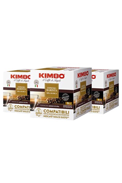 Kimbo Espresso Barista 100% Arabica Dolce Gusto Compatible Capsule Coffee (in...