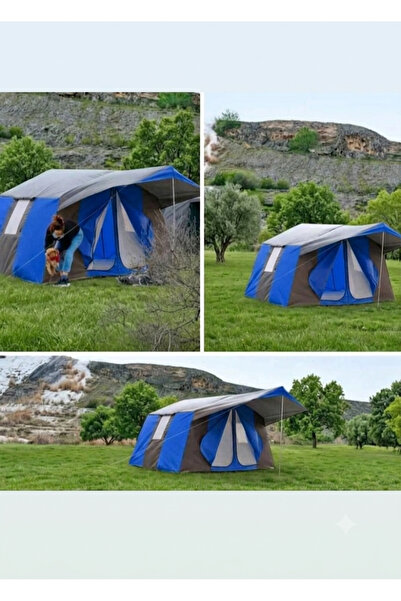 Zey Camping Zeycamping 2 Oda ve Mutfaklı KAMP ORMAN ŞANTİYE DEPO ÇADIRI 6 KİŞ...