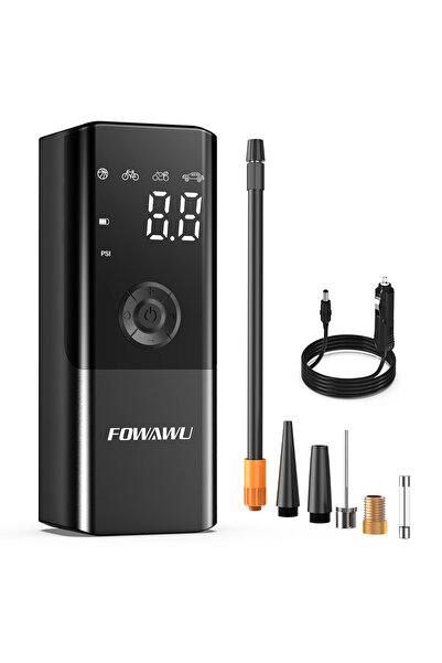 FOWAWU 150 PSI Portable Air Compressor, Cordless Tyre Inflator for Car Moto B...
