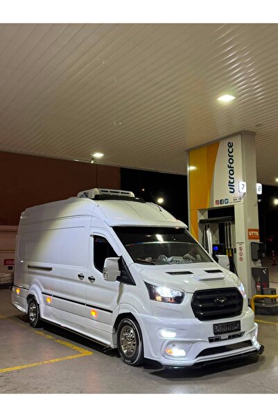 AutoVibe A Kalite Fiber Yarasa Ayna Kapağı Ford Transit Beyaz Frozen White Bo...