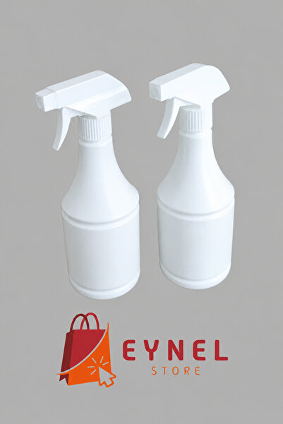 Eynel 2'li Set Sprey Şişesi 600 Ml, Su Bulaşık Deterjanı, Püskürtmeli Fısfıs
