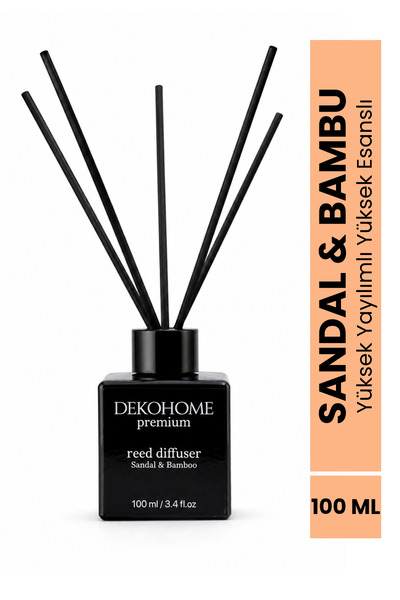 DEKOPARK Sandal Ağacı & Bambu Kalıcı Esanslı Oda Kokusu 100 ml