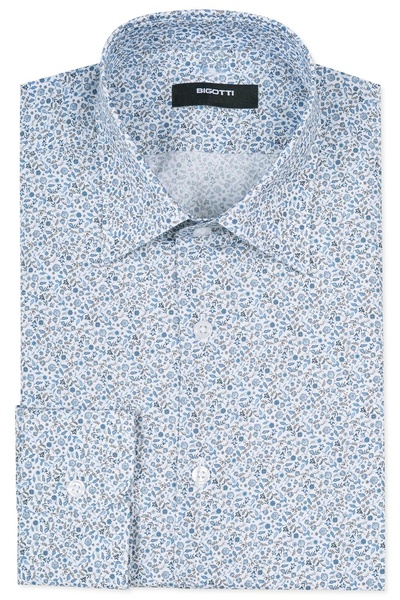 Bigotti Camasa Slim Alba print Floral