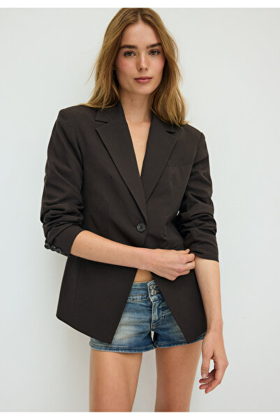 Stradivarius Belden Oturtmalı Düğmeli Blazer