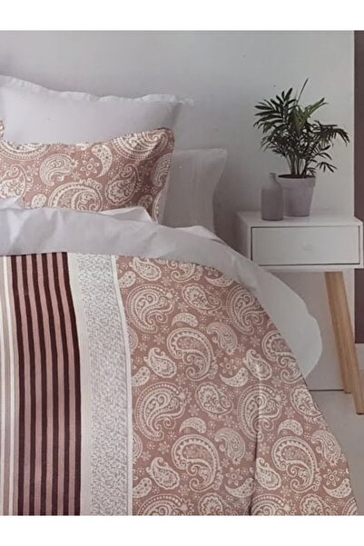 MILANO COLLECTION Set Lenjerie Pat Dublu 100% Bumbac 51209 C5 Grey/Brown
