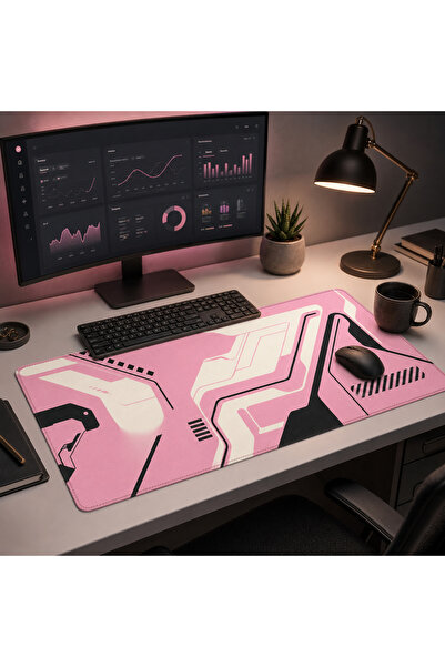 Mcstorey XXL Oyuncu Mouse Pad 90x40 cm 3mm Dikişli Kaymaz Taban Büyük Gaming ...