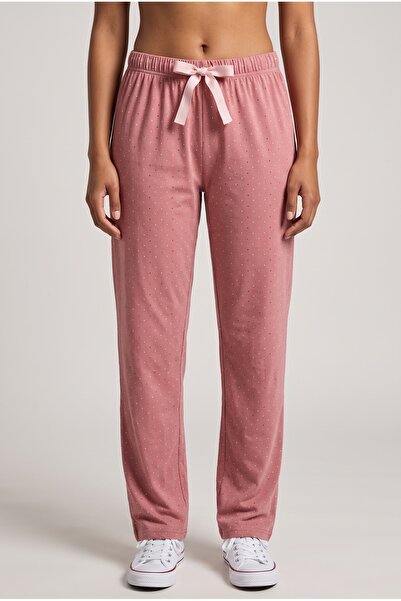 Made By me Powder Pink Polka Dot Large Size Pajama Bottoms Modal Thin Summer ...