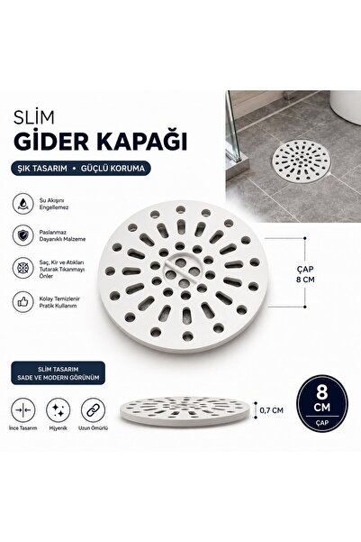 bimbambom Slim Gider Kapağı , Yer Izgarası, Yer Süzgeci , Izgara Gider Kapağı...