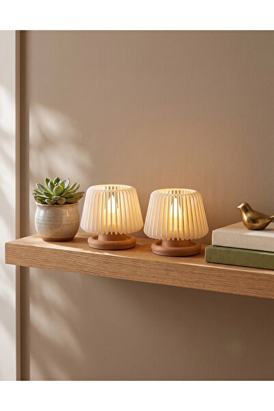 ORİON | Decorative Led Tealight Candle Holder | Desktop Lighting | Set of 2