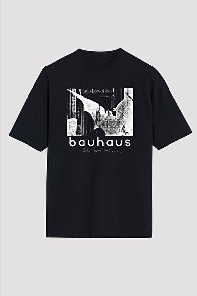 Adrift Μπλουζάκι Ko Buta Bauhaus με εμπριμέ Unisex Μαύρο Oversize Os55128