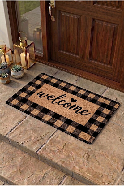 SoGood Concept Classic Checkered Design Doormat - Digital Printed Base Door Mat