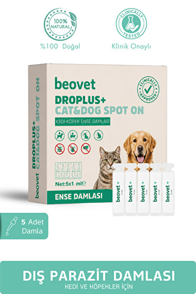 beovet Kedi Köpek Dış Anti Parazit Bitkisel Damla