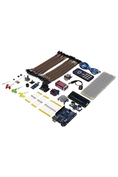 Robotistan Arduino ile Uyumlu Süper Başlangıç Seti Uno Rev3 (E-Kitap Hediyeli...