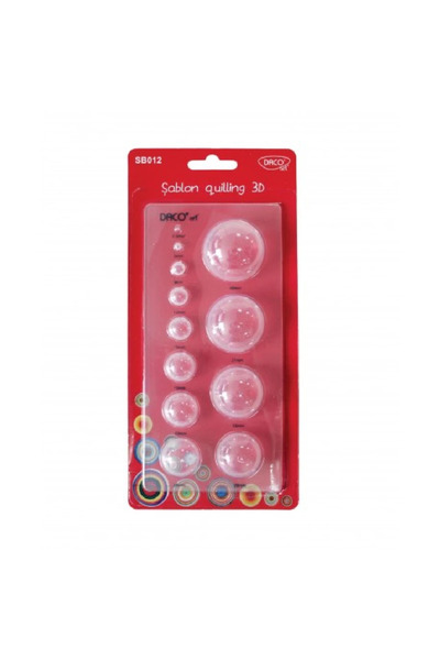 daço Sablon Quilling 3D 12 forme DACO SB012