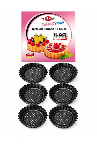 Fisko Tart Kalıbı Seti 6'lı - 11 cm