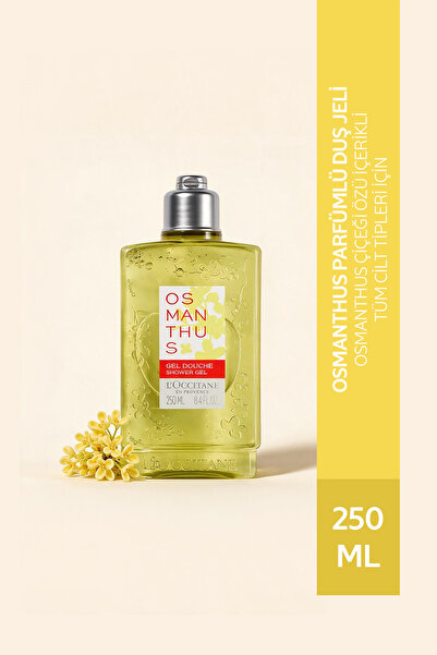 L'Occitane Osmanthus Parfümlü Duş Jeli, Osmanthus Çiçeği Özlü, 250 ml