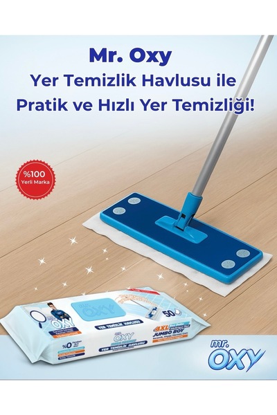 Mr. Oxy Yer Temizlik Havlusu 50'li