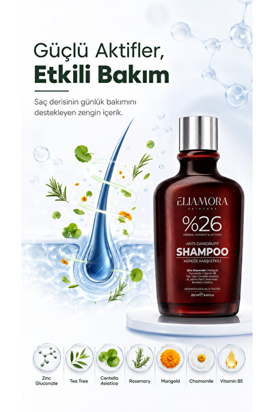 eliamora Kepek Karşıtı  Besleyici Onarıcı Şampuan
