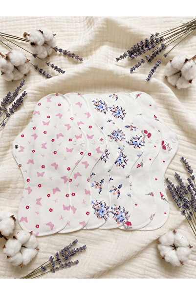 Ponped Bambu Yıkanabilir Doğal Kadın Pedi 6'lı (XL)